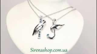 Sirenashop.com.ua: Бижутерия (Кулон Паула) с кристаллами Swarovski
