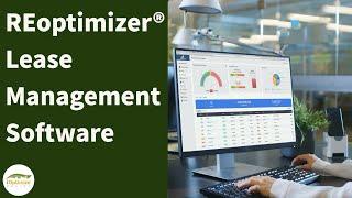 REoptimizer®: The Ultimate Commercial Lease & Project Management Software #software