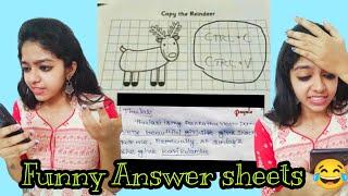 Funniest Answer sheets | #miss_miracle #funnyanswersheets