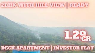 2BHK Balcony Flat For Sale at Thane West Ghodbunder Road | Hill View Flat for sale