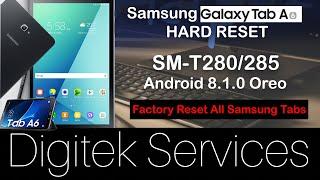 How to Hard Reset Samsung Galaxy Tab A6 (2016). Comment formater Samsung Galaxy Tab. SM-T280/SM-T285