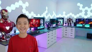 NEW Gaming Room Tour 2023 Calvin CKN