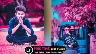 PINK TONE PRESETS - Lightroom Mobile Editing Tutorial | Pink color correction Tutorial in Lightroom