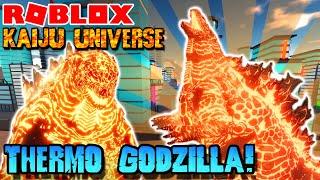 Roblox Kaiju Universe - THERMONUCLEAR GODZILLA 2019 REMODEL! Full Showcase!