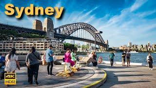 Sydney Australia Walking Tour - Circular Quay at Evening | 4K HDR