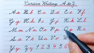 Cursive writing a to z | Cursive abcd | Cursive handwriting | Cursive writing abcd | Cursive letters