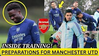 ARSENAL'S RELENTLESS TRAINING AHEAD OF MANCHESTER UNITED SHOWDOWN – TOTAL DOMINATION LOADING!