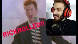 PewDiePie getting Rickrolled Compilation