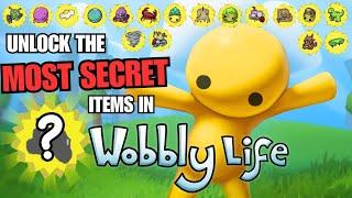 How to UNLOCK the MOST SECRET ITEMS in WOBBLY LIFE the game doesn't tell you about! Wobbly Life