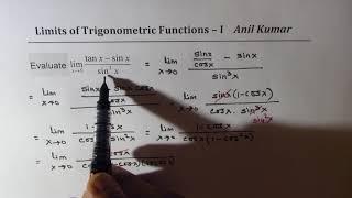 Limits of Trigonometric Functions 3 Examples Part 1 | IIT JEE | Edexcel Extended Calculus