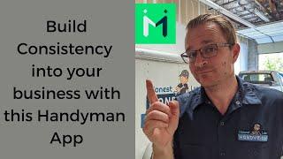 Build Consistency into your business with this Handyman App