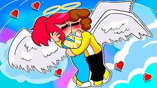 PatOni y Patita ANGEL se BESAN  en Minecraft 