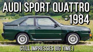 AUDI SPORT QUATTRO 1984 // BEST HANDLING CLASSIC SPORTSCAR EVER? // TEST DRIVE & REVIEW