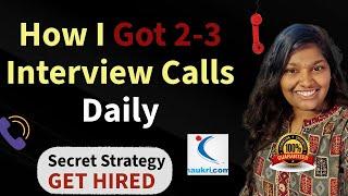 Get daily 2 -3 Calls from Naukri||How to update Naukri profile to get more interview calls||Update