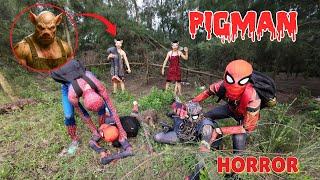 Pigman Vs Team Spider Man | The Nightmare Camping Trip ( Horror POV )