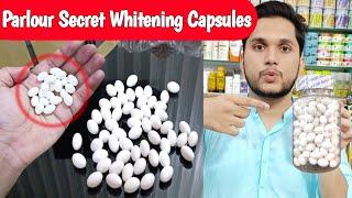 parlour secret whitening capsules, hidden use of whitening capsules at home