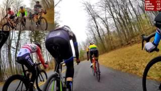 HD 2017 Road Bicycle Racing - Circuit Race Final Moments and Crash