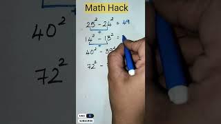 Crazy Math Hack #maths #mathstricks #mathshorts #shorts #shortsfeed #trending #viralmaths