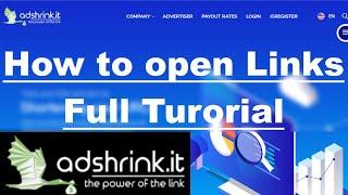 How to open adshrink.it Links | In Smartphone & Desktop [Full Tutorial]