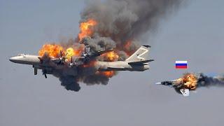 6 MINUTES AGO! 8 Russian TU-95 bombers shot down by Ukrainian Nasams Air Defense
