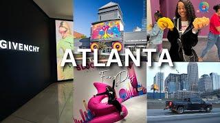 atlanta travel vlog: fun things to do in atl | sloomoo institution ￼