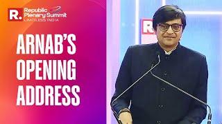 'We are young and ambitious like our nation': Arnab's Address At Republic Plenary Summit 2025