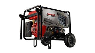 Honeywell 7500 Watt 420cc OHV Portable Gas Powered Generator With Electric Start (Model #6039-7500E)
