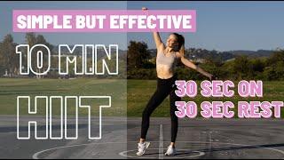 10 MIN HIIT | 30s on + 30s rest - Morgan Venn