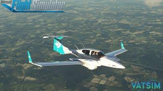 Eine Runde mit der Diamond DA42! München - Bern! Flight Simulator 2020! VATSIM