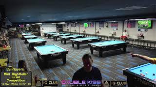 Double Kiss Pool Hall Pattaya 9 Ball Mini High Roller Pool Room View (14/9/24)