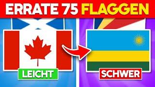 75 Flaggen erraten - Leicht bis Schwer!  | Flaggen Quiz