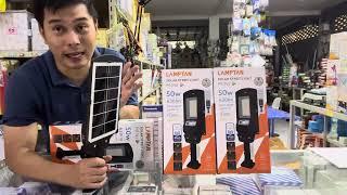 Mr Plug review: Lamptan โคมไฟถนน 50w Solar พลังงานแสงอาทิตย์ รุ่น Mini