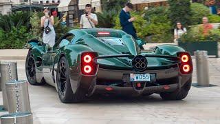 Billionaire Driving Brand NEW PAGANI UTOPIA through Casino de Monaco!! Carspotting 2024