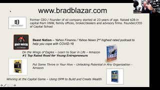 Raising  Money From HNIW investors  with Raising Capital Brad Blazar Part 1