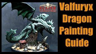 Reaper Miniatures, Valfuryx Dragon, Painting Guide, D&D