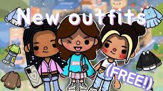 New clothes and hair in toca boca||*FREE CLOTHES *||Waffle Queen||Toca boca