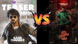 Game Changer Teaser VS Pushpa 2 Trailer | RC | AA | Political Jalsa