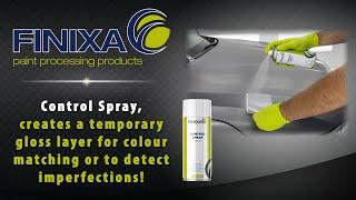 Finixa Control Spray, Creates A Temporary Gloss Layer For Colour Matching or to Detect Imperfections