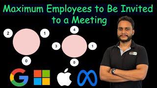 Maximum Employees to Be Invited to a Meeting | Leetcode 2127