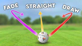 How to shape ANY golf shot! | Draw + Fade + Stinger + Straight