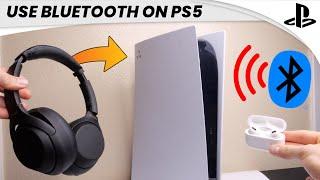 How to Connect your Wireless Headphones, Earbuds, Headset or AirPods to your PS5! | SCG