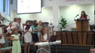 Keresztségi ünnepély - Debreceni Hetednapi Adventista Gyülekezet  - 2014.08.23.