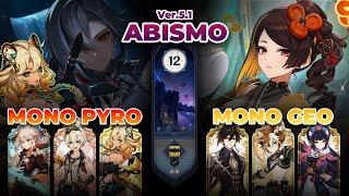 XILONEN & ARLECCHINO MONO PYRO & CHIORI MONO GEO | SPIRAL ABYSS 5.1 | GENSHIN IMPACT