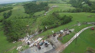 Washington County, Kentucky resident recalls the chaotic morning a tornado tore through her home