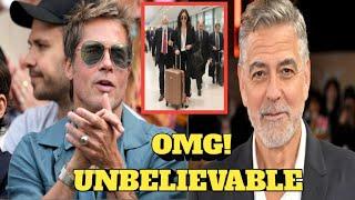 Brad Pitt DEMANDS George Clooney to Arrest Amal After She FLEES with His Kids?! 