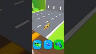 shape-shifting game l funny racing game casual racing #viral #games