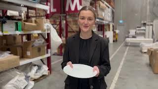 Corelle Dinner Plate Drop Test