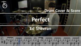 Ed Sheeran - Perfect Drum Cover,Drum Sheet,Score,Tutorial.Lesson