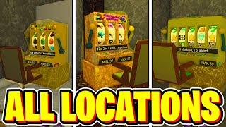 ALL SECRET SLOTS LOCATIONS In Roblox BENS CASINO!