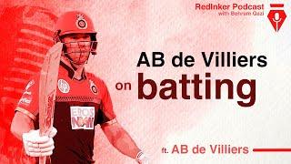 AB de Villiers on batting | Red Inker Cricket Podcast | Jarrod Kimber